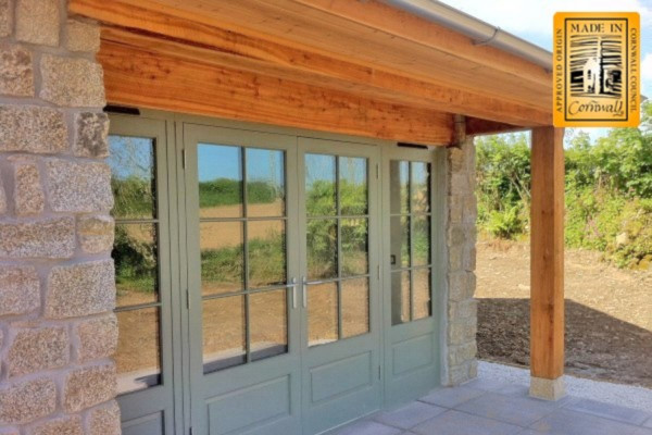 Cropped granite used on a property 