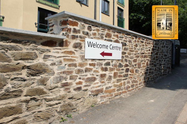 Medium walling stone used to create a mortared wall