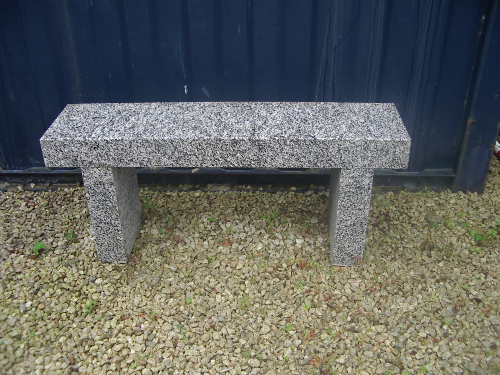 Cornish granite stone bench