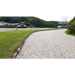 Granite chippings used on a driveway