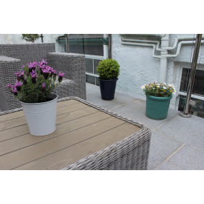 Dark grey granite patio paving slabs 