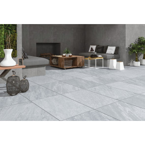 Grey porcelain paving slabs 600X900