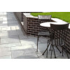 Grey sandstone paving - mixed sizes