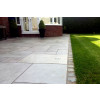 Grey limestone paving - mixed sizes