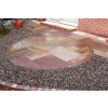 Red sandstone paving slabs  - 600 x 290mm