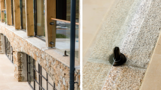 Cornish granite coping stones