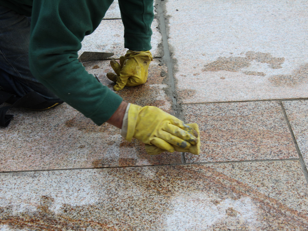 Pointing and grouting