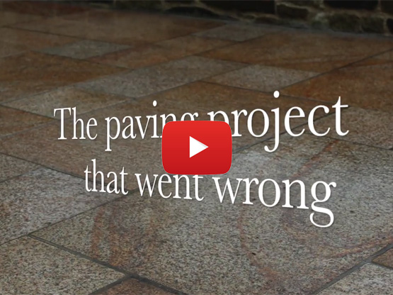 The paving project that went wrong